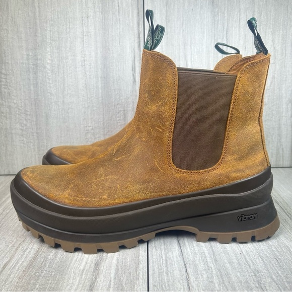 NEW Polo Country Ralph Lauren AR Lug Rustic Leather Chelsea Boots Mens Size 12 main image 5